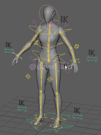 [Maya]Rigging 13 - Limbs IK